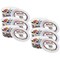 Hygloss Products Bucket O Beads, Barrel Pony, 6 x 9 mm, 400 Pieces, PK6 6822 - alternate 1